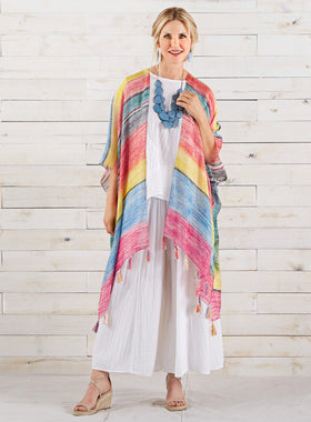 Painted Desert Silk Caftan