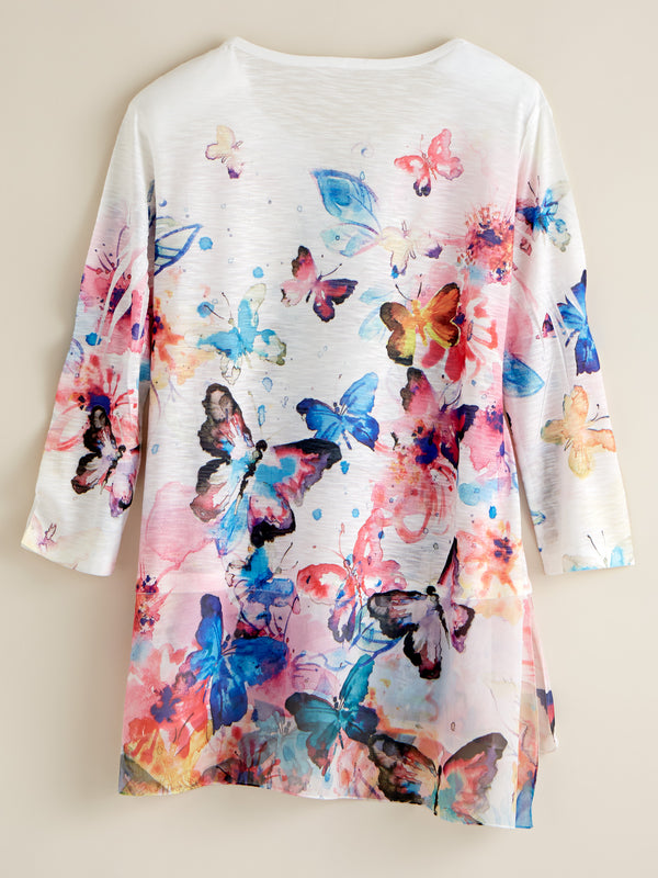 Social Butterfly High-Low Tunic