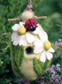 Ladybug Felted Birdhouse