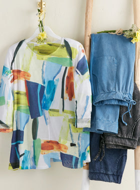 Expressionist Oasis Tunic