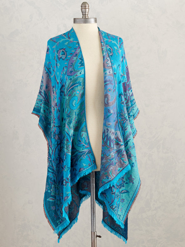 Cool Waters Reversible Kimono Wrap