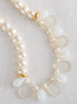Wedding Glass and Pearl Necklace