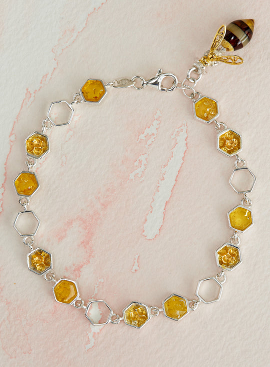 What’s the Buzz Amber Bracelet