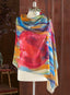 Watercolor Garden Wool Scarf