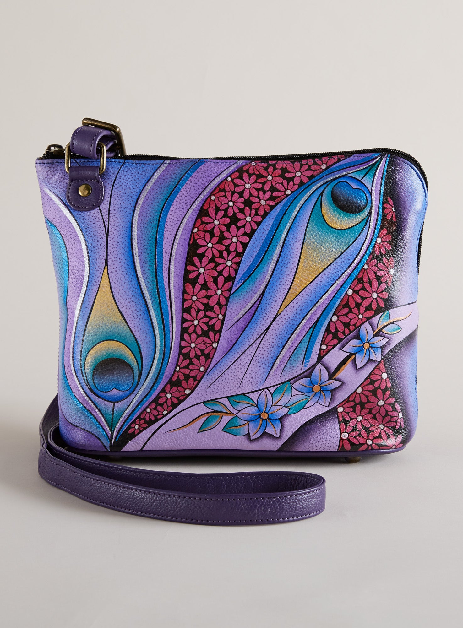 Anuschka peacock online purse