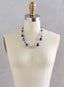 Murano Mirror Glass Necklace and Earrings Set