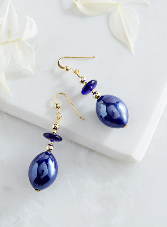 Murano Mirror Glass Earrings