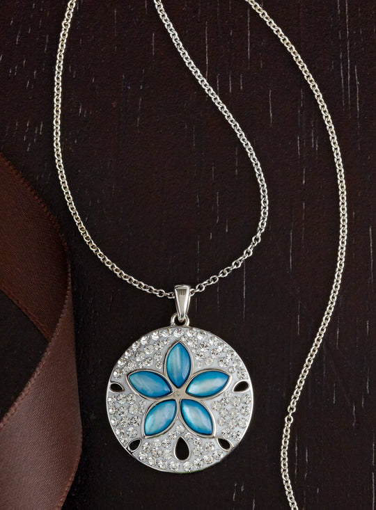 Sand Dollar Crystal Necklace