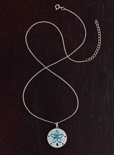 Sand Dollar Crystal Necklace
