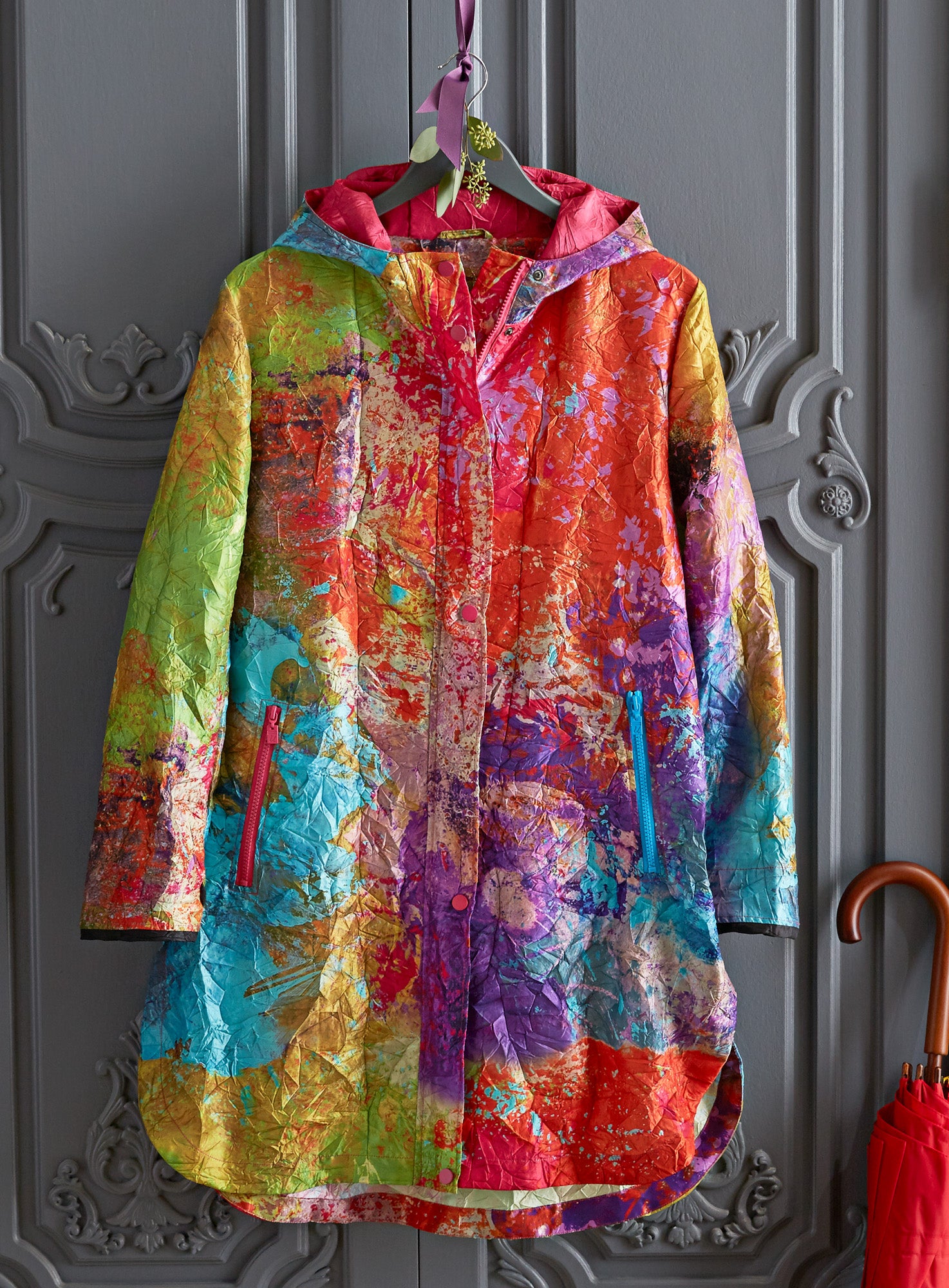 Rainbow store raincoat womens