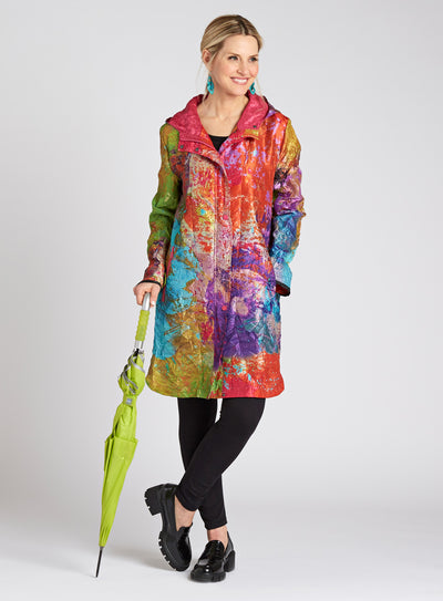 Rainbow Raincoat Outfit
