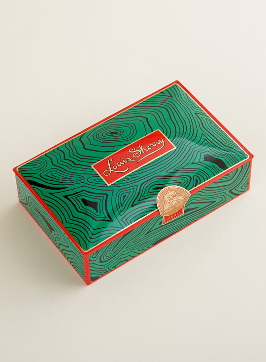 Louis Sherry Chocolate Truffle—Malachite Tin