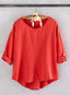 Cotton Ripple Tab-sleeve Top