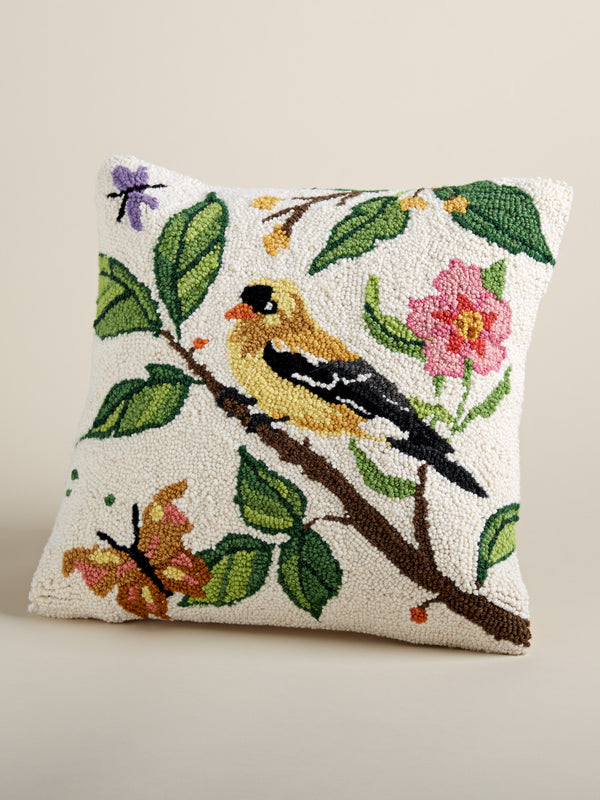 Goldfinch Hook Pillow