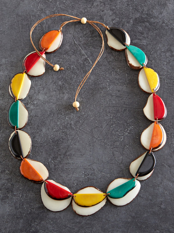 Mid-Mod Layered Tagua Necklace
