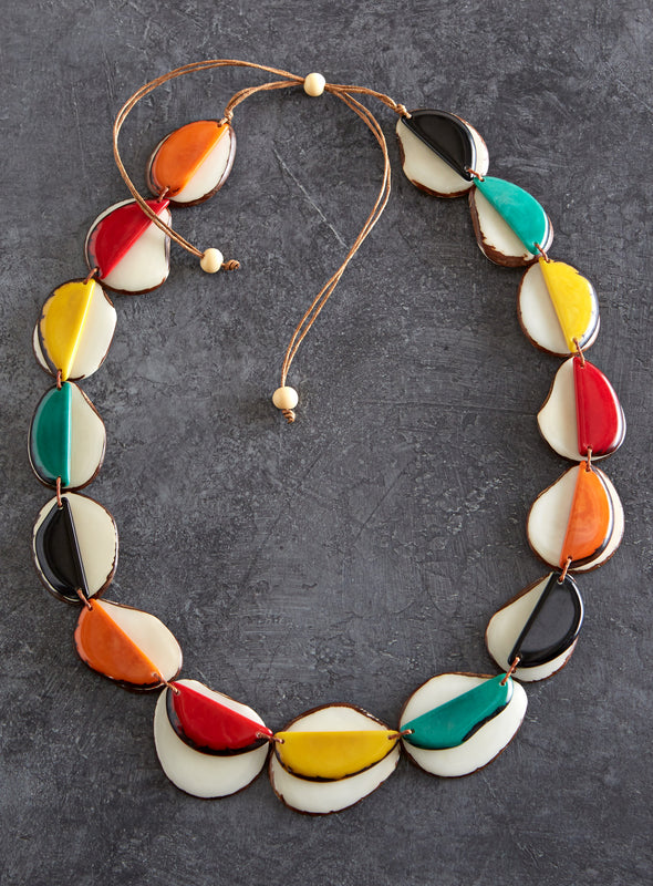 Mid-Mod Layered Tagua Necklace