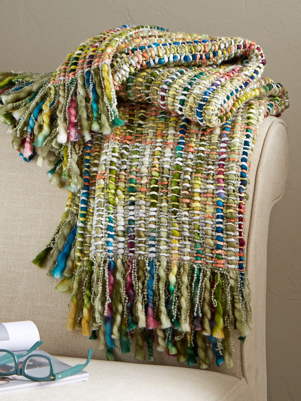 Coziest Knit Yarn Throw Blanket