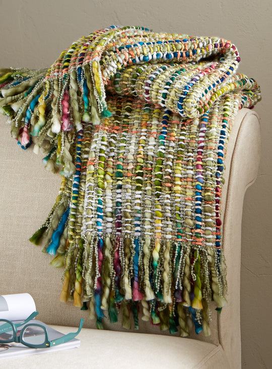 Coziest Knit Yarn Throw Blanket