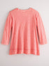 Cheerful Coral Tiered Top