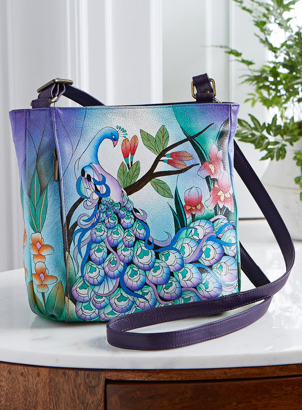 Amazon.com: Women's Bag Shoulder Tote Handbag Peacock Bird Animal Line Art  Print Zipper Purse Top-handle Zip Bags for Gym, Work, School : Clothing,  Shoes & Jewelry