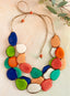 Multicolor Pop Tagua Necklace