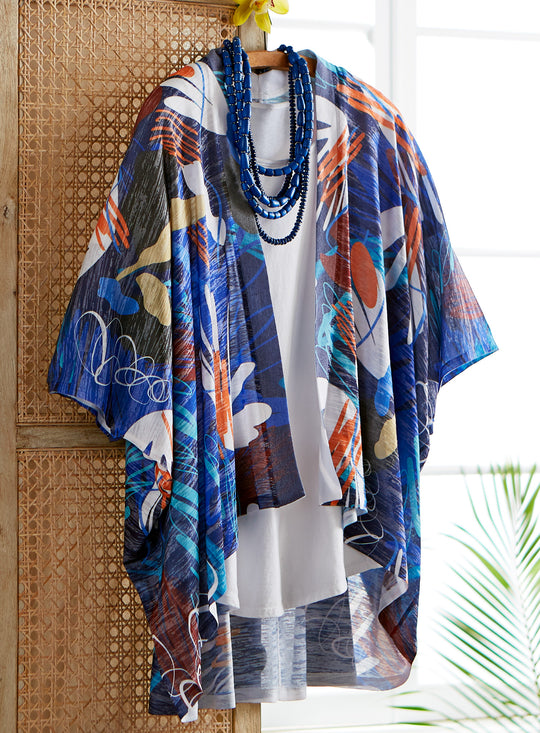 Modern Matisse Short-Sleeve Topper