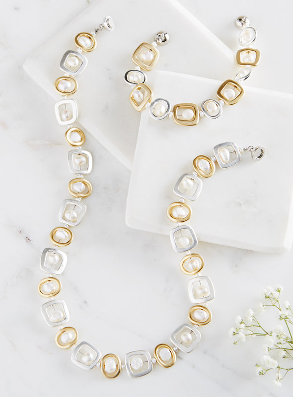 Timeless Two-tone Magnetic Jewelry