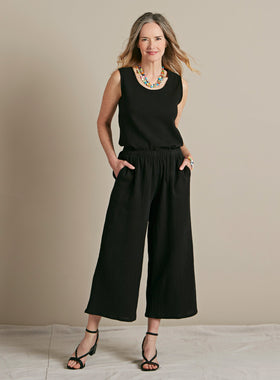 Back in Black Cotton Ripple Outfit