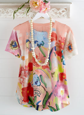 Peachy Perennials Tee