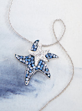 Mother and Child Starfish Necklace