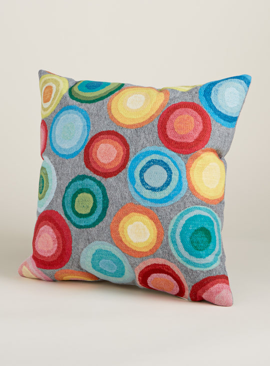 Solar Circles Patio Pillow