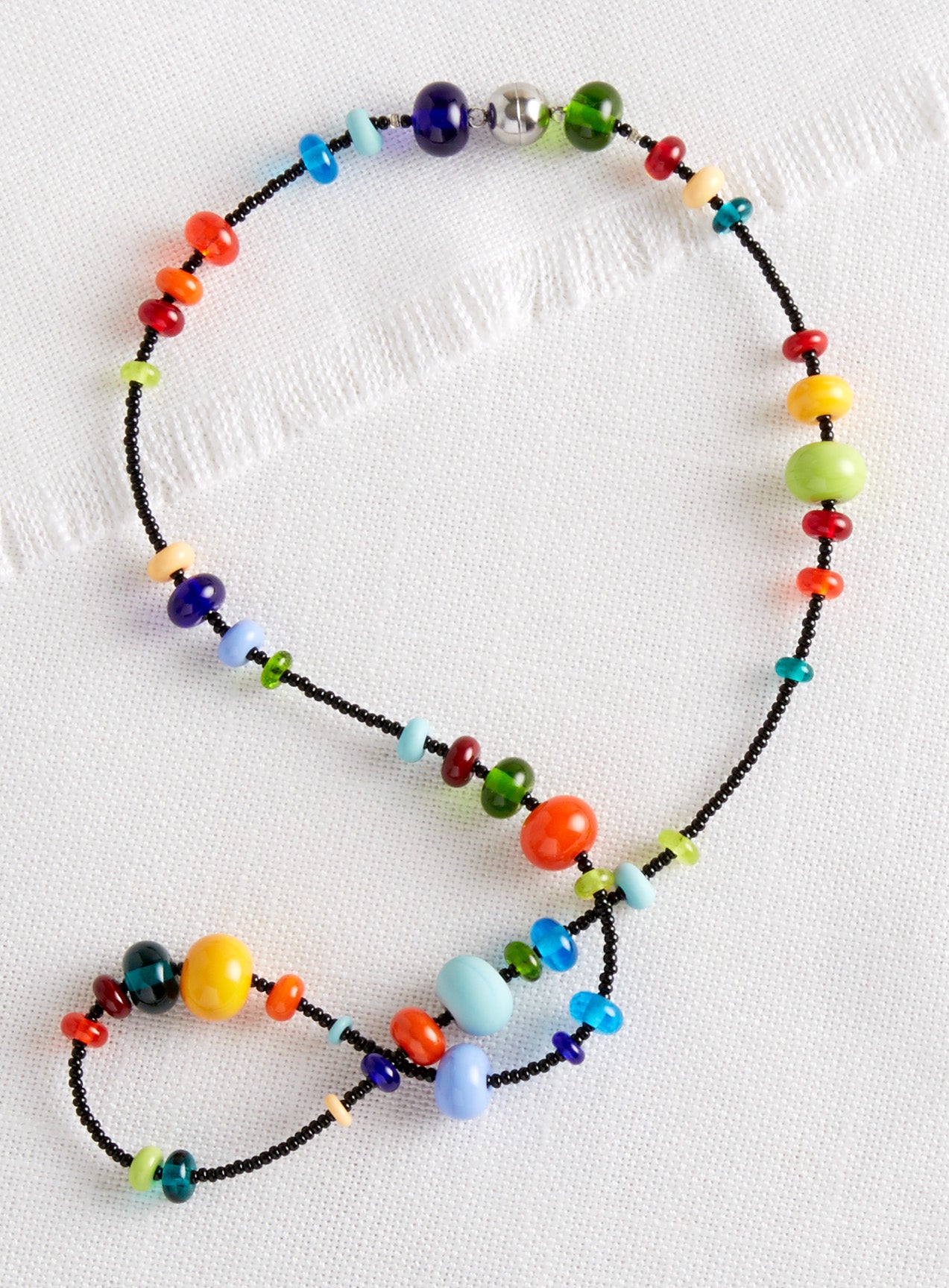 Bubble clearance bead necklace