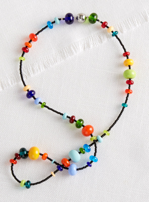 Magnet for Compliments Necklace - Glass Bubble Beads