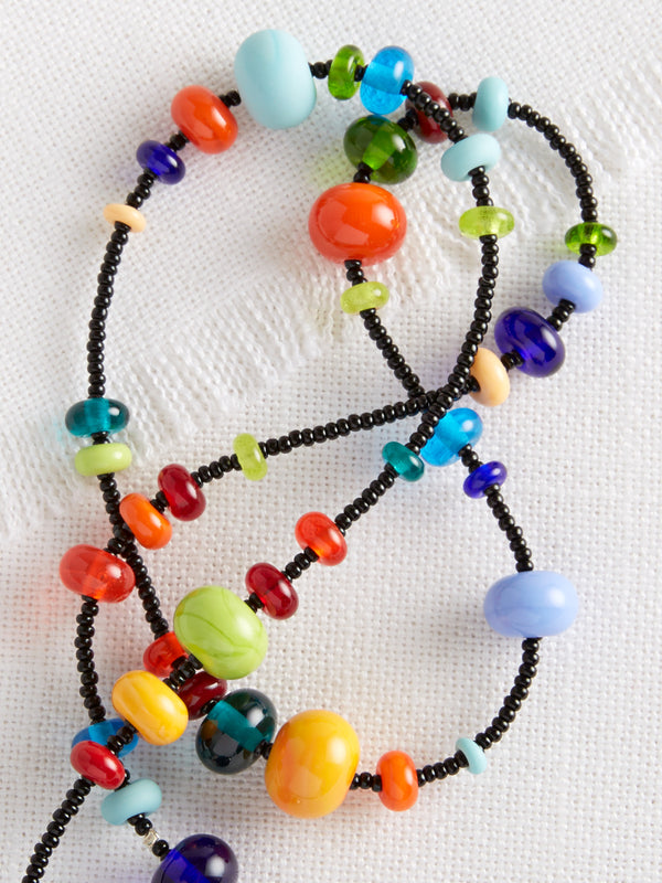 Magnet for Compliments Necklace - Glass Bubble Beads