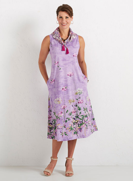 Lilac and Wildflower Tank Dress