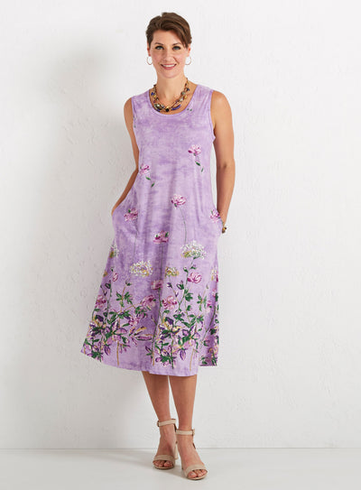 Lilac and Wildflower Tank Dress