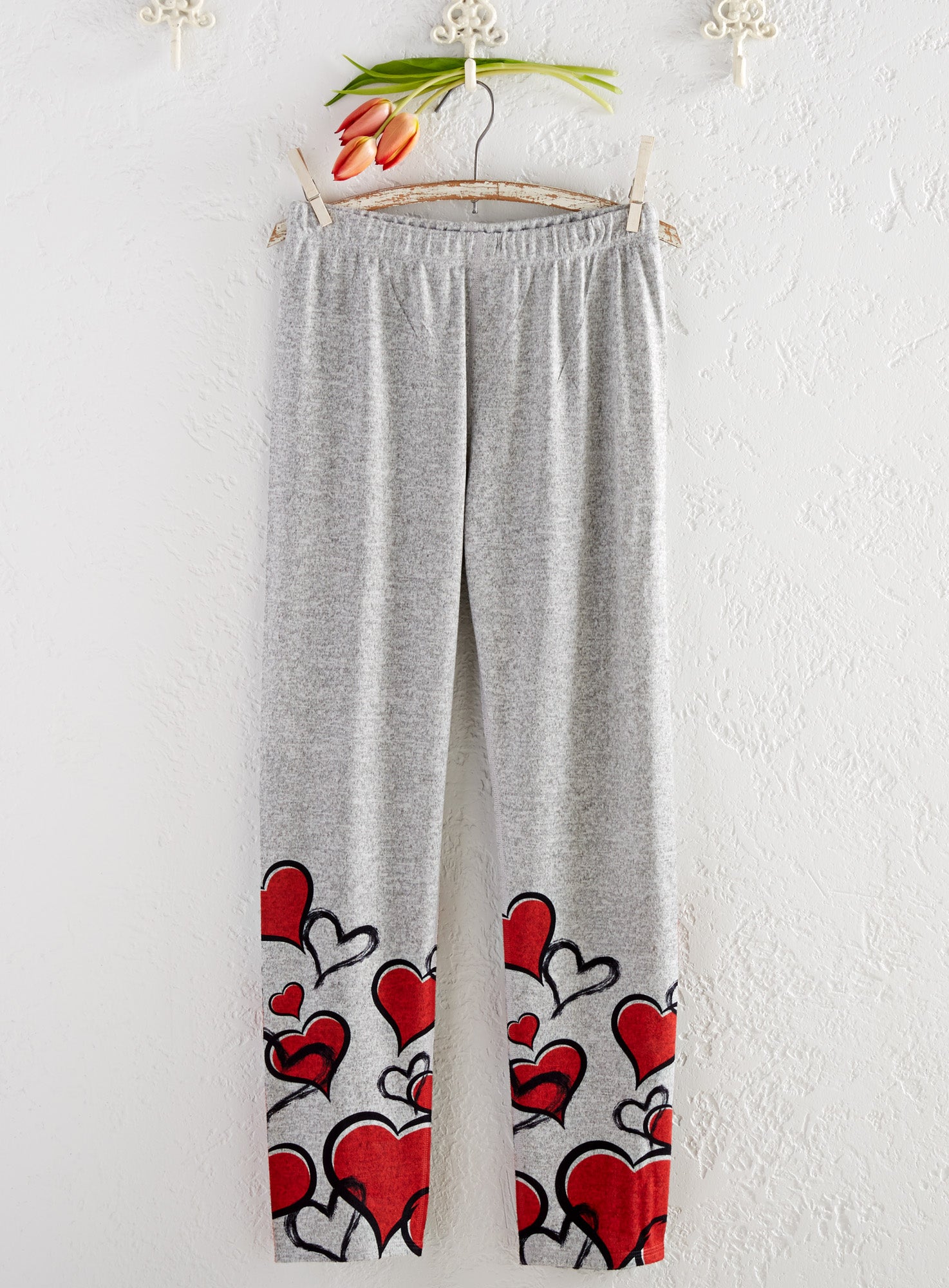 I Heart Art Slim Knit Pants | Petalura