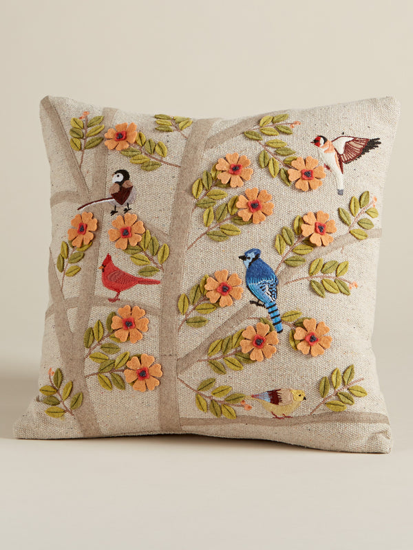 Birds and Blossoms Pillow Set