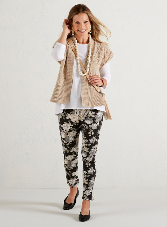 Irish Vest and Florals Outfit