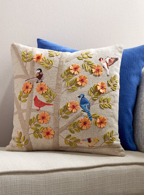 Birds and Blossoms Pillow Set