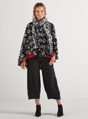 Shades of Gray Wrap Outfit