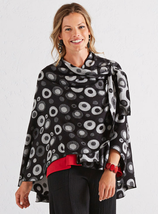 Shades of Gray Reversible Hands-free Wrap