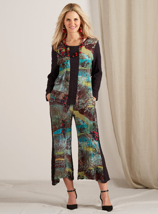 Cherry Blossom Textured Outfit