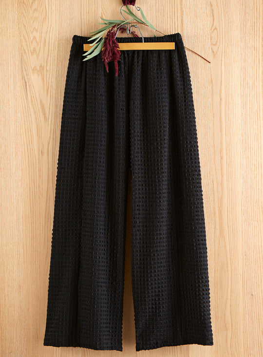 Waffle Weave Palazzo Pants FINAL SALE (No Returns)