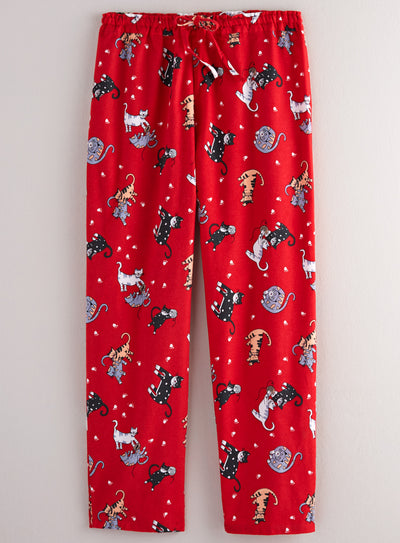 Cat Nap Flannel Pajamas