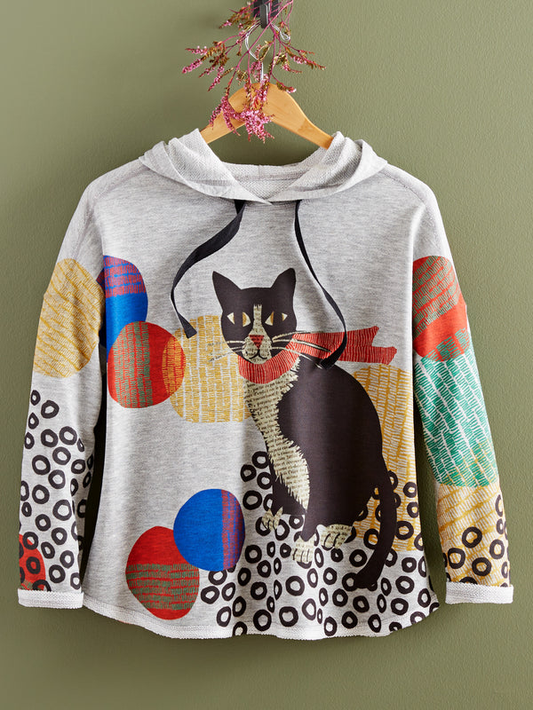 Winter Whiskers Hooded Top