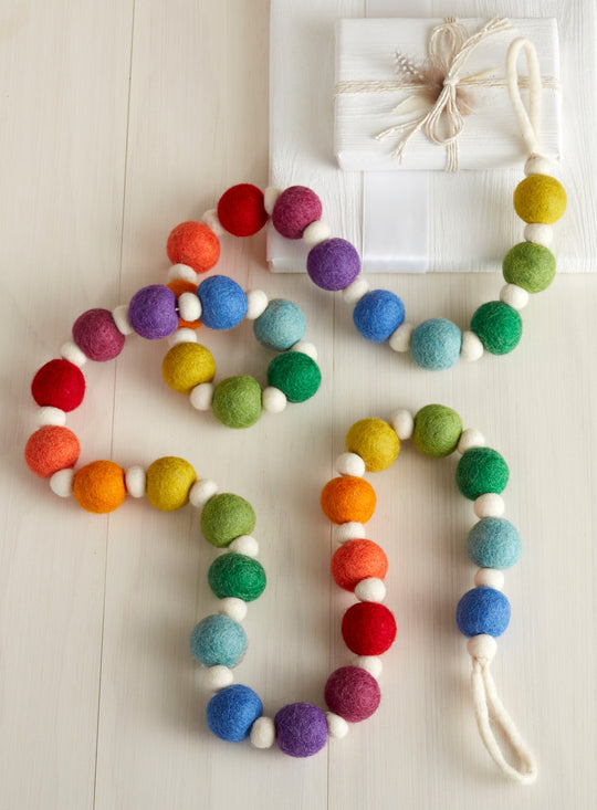Rainbow Felt Garland