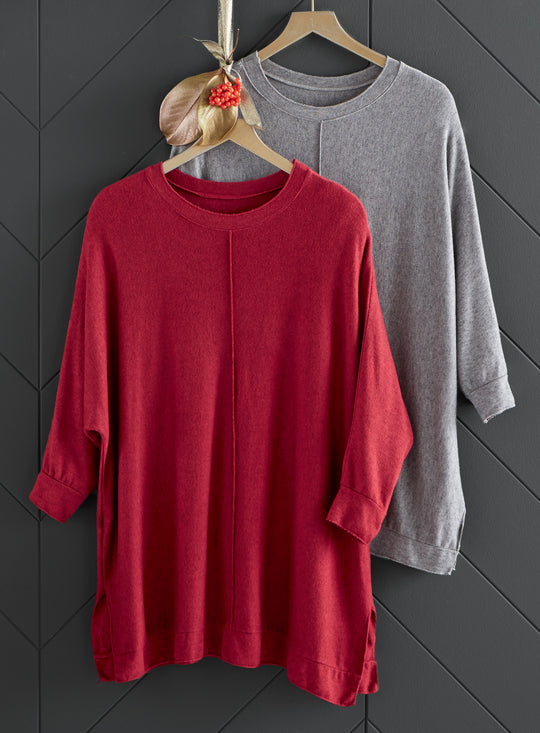 Dolman Fine Gauge Tunic FINAL SALE (No Returns)
