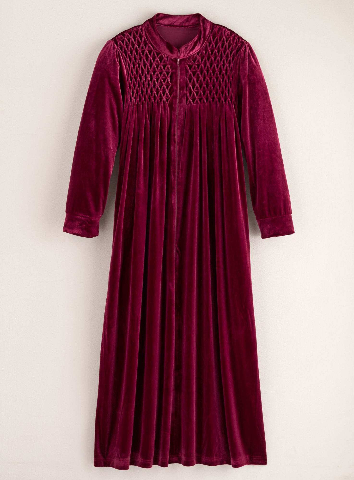 Smocked Velour Palace Robe FINAL SALE (No Returns) | Petalura