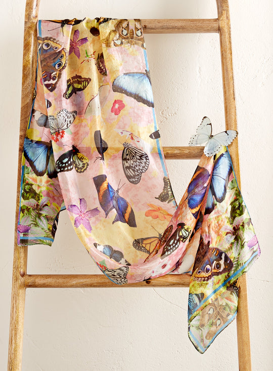 Mariposa Silk Scarf